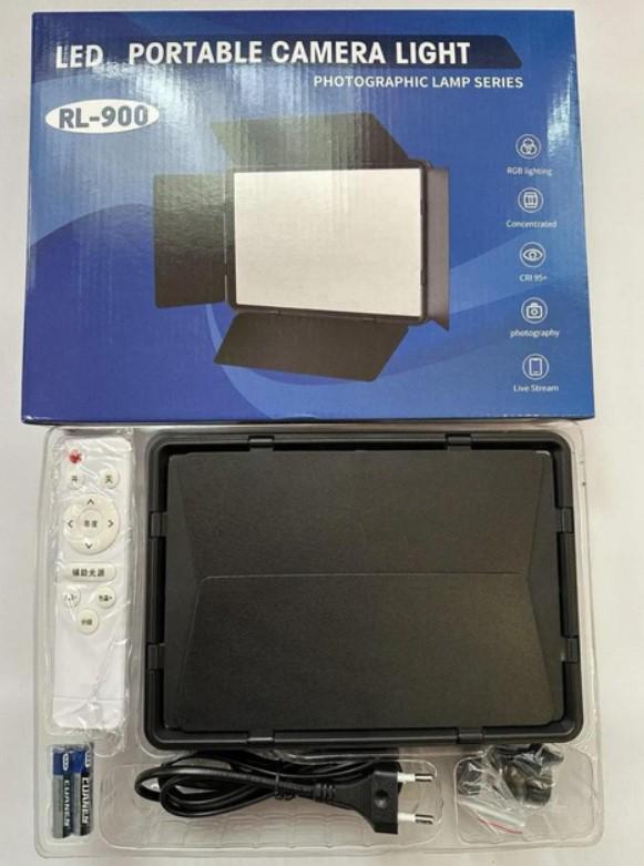 Лампа-панель світлодіодна для фото та відео Camera Light RL-900 та штатив з пультом 3000-6500K 23х16 см (533-1) - фото 4