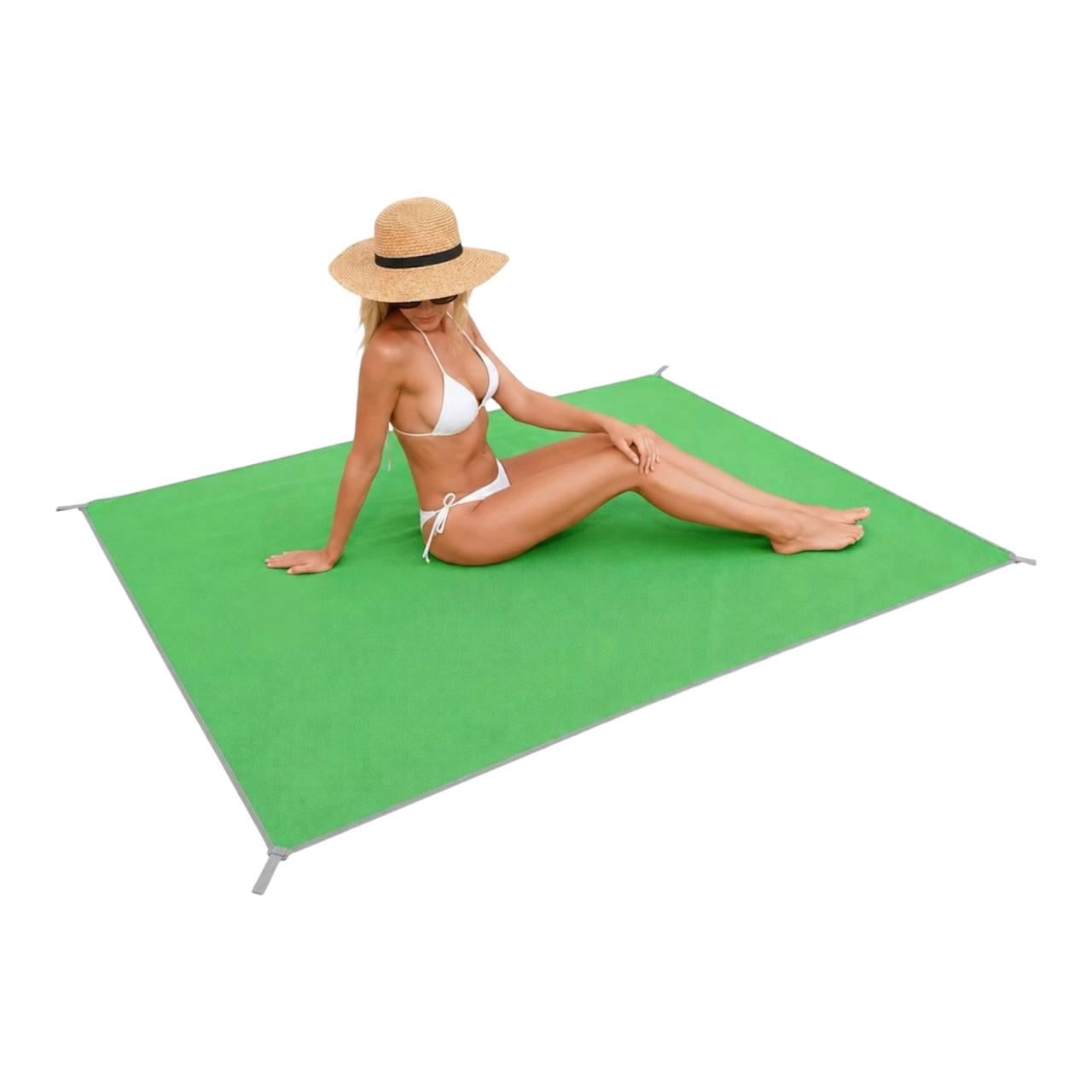 Пляжная подстилка Beach Mat 200x150 см Зеленый (0d326f0a)