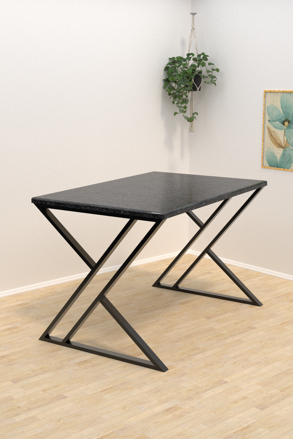 Обеденный стол GRANTORG Granum Elite ST-1002 Лофт гранитный (21540235)