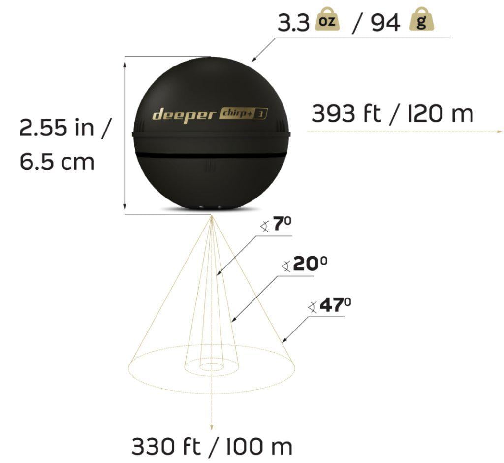 Эхолот Deeper Smart Sonar Chirp+ 3 (26150761) - фото 6