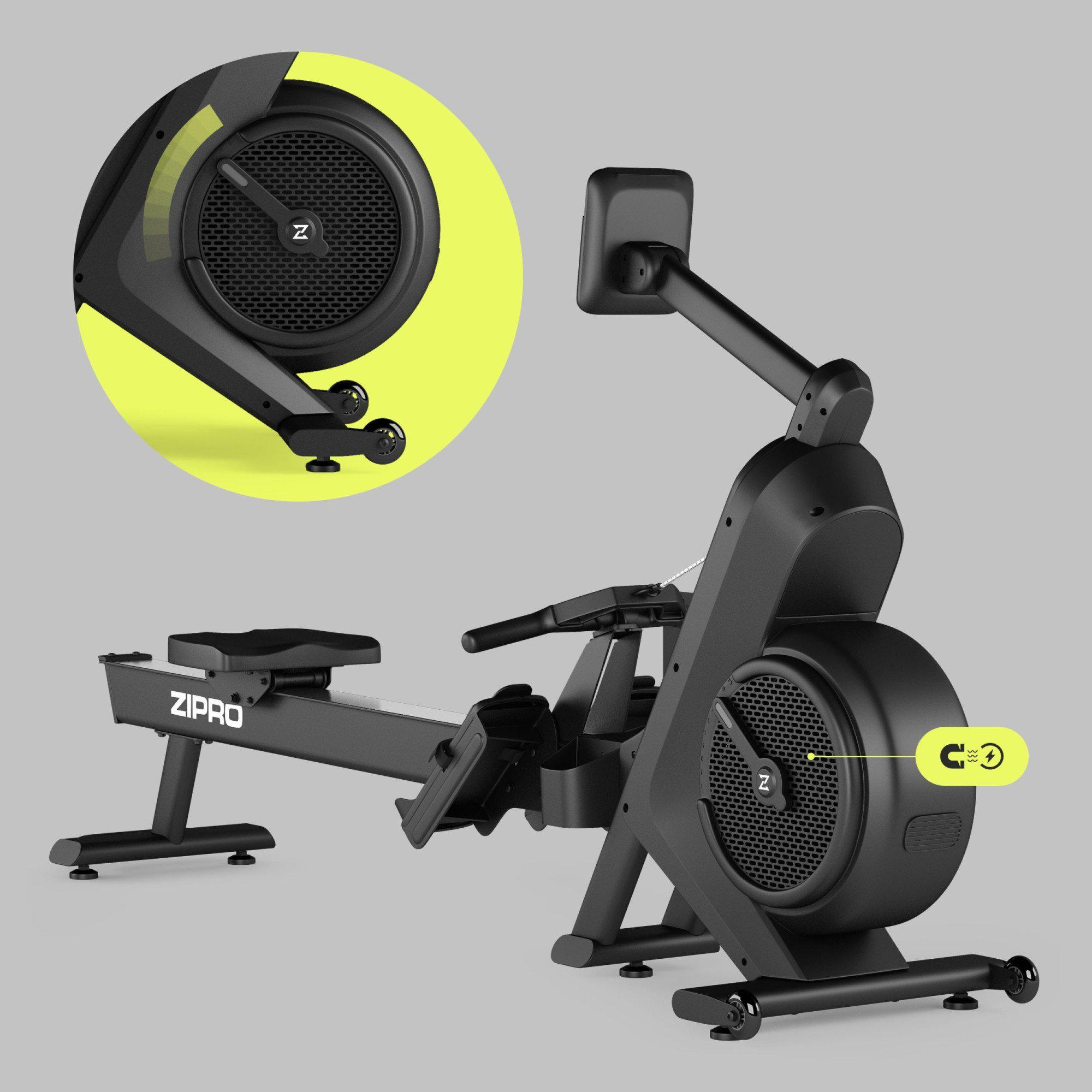 Веслувальний тренажер Zipro Power 10 Чорний (441464) - фото 3 Веслувальний тренажер Zipro Power 10 Чорний (441464) - фото 3