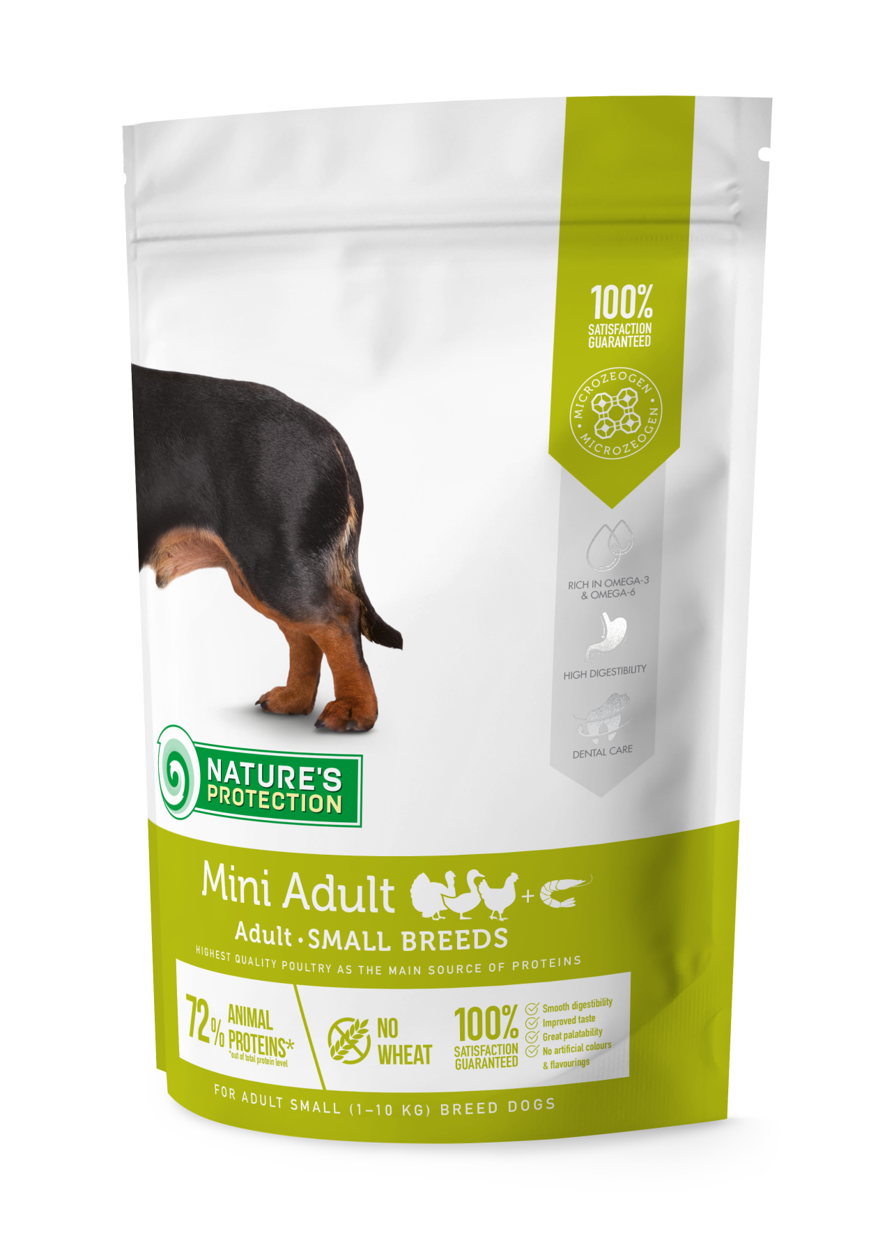 Корм сухой Nature's Protection Mini Small Breeds для взрослых собак малых пород 0,5 кг