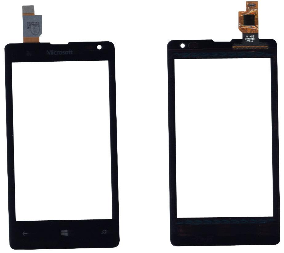 Тачскрин для смартфона Microsoft Lumia 532 Dual Sim Черный