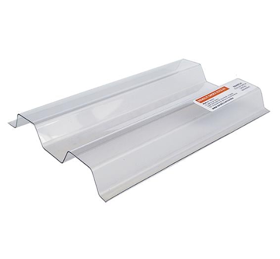 Профилированный ПВХ Ondex Ecolux Greca 70/18 трапеция 0,8x1095x2500 мм Прозрачный (00-00010395)