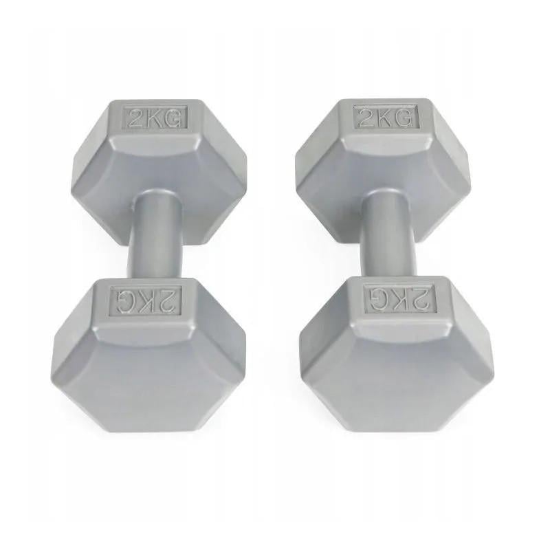 Гантели для фитнеса 4 кг. 2 кг. 2 шт. Серый (2616433665) - фото 2 Гантели для фитнеса 4 кг. 2 кг. 2 шт. Серый (2616433665) - фото 2