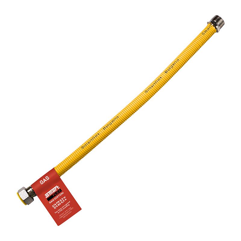 Шланг газовый гофрированный SmartFlex ВЗ 3/4" 50 см (64517)