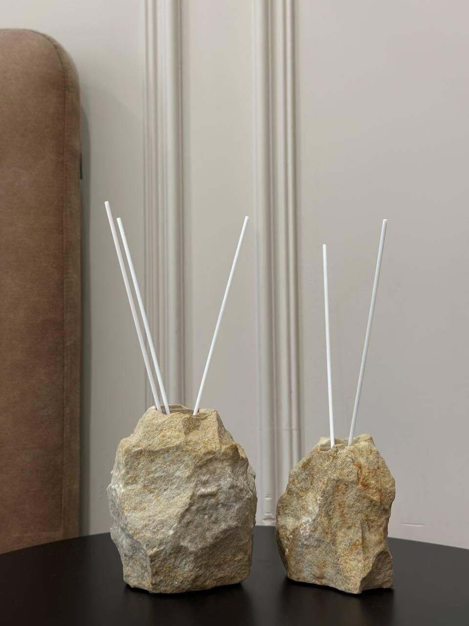 Аромадифузор у кашпо з натурального каменю піщаник 6+ місяців M Бежевий (25902926) - фото 2 Аромадифузор у кашпо з натурального каменю піщаник 6+ місяців M Бежевий (25902926) - фото 2