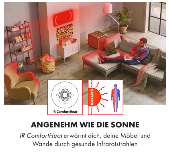 Инфракрасный обогреватель-картина настенный KLARSTEIN Wonderwall Air Pop Art 600 Вт (10034236) - фото 10