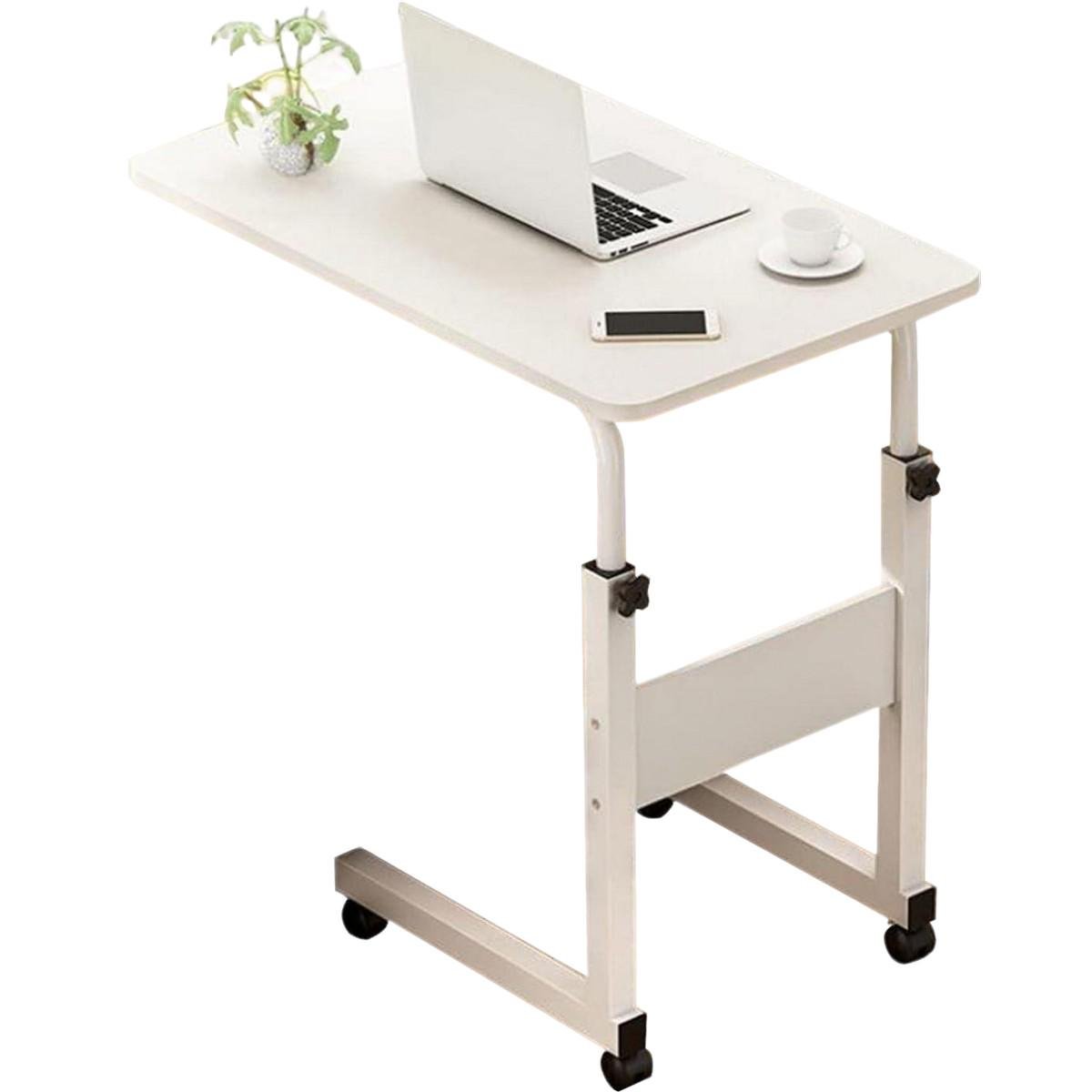 Стол для ноутбука Laptop Table на колесиках с регулировкой высоты 40х60х83 см (M50263-W)