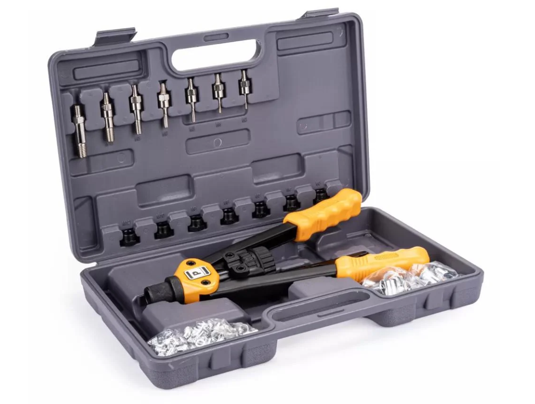 Заклепувальний пістолет Powermat PM-NIR-110SU для заклепувальних з'єднань з внутрішнім різьбленням