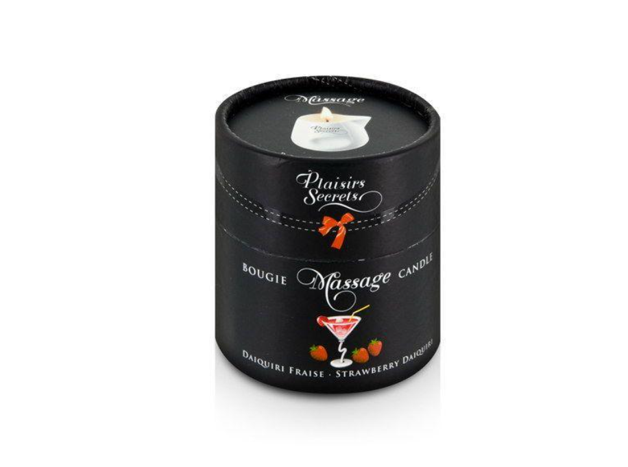Массажная свеча Plaisirs Secrets Strawberry Daiquiri 80 мл (SO1855)