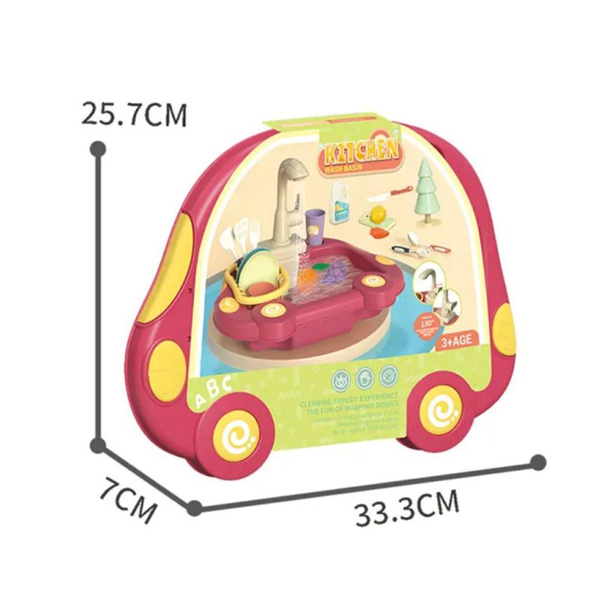 Дитячий ігровий набір Кухня у формі машини 19 деталей (1b8f47ae) - фото 3 Дитячий ігровий набір Кухня у формі машини 19 деталей (1b8f47ae) - фото 3