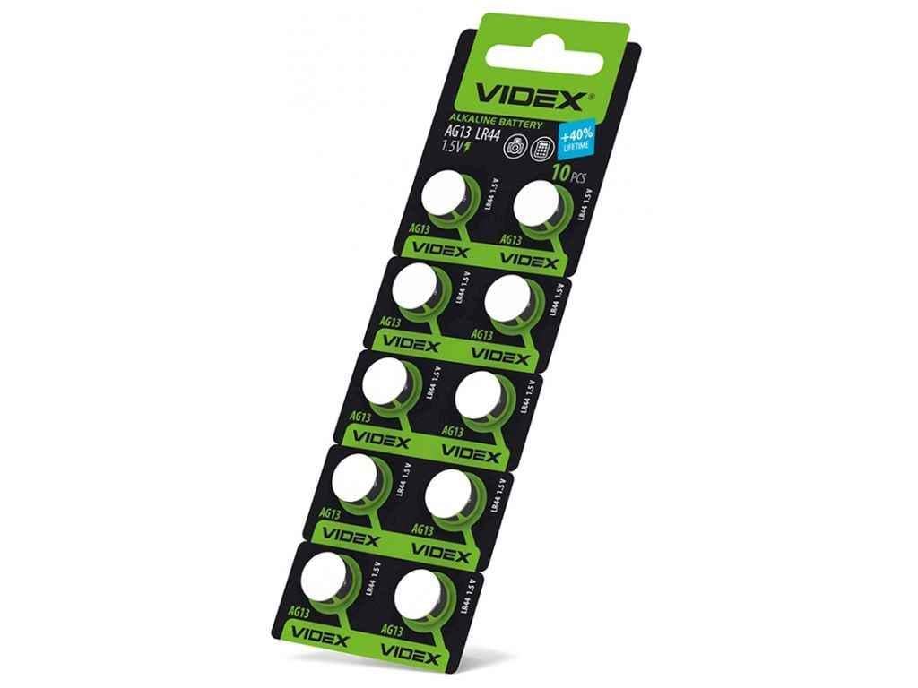 Батарейка Videx AG13 10 шт. (844254) Батарейка Videx AG13 10 шт. (844254)