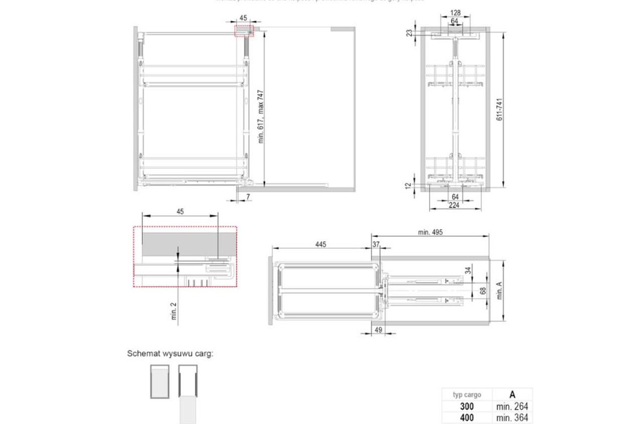 Карго Rejs Maxima PURO нижняя дерево 300 мм Черный (WE35.0016.12.C74) - фото 3