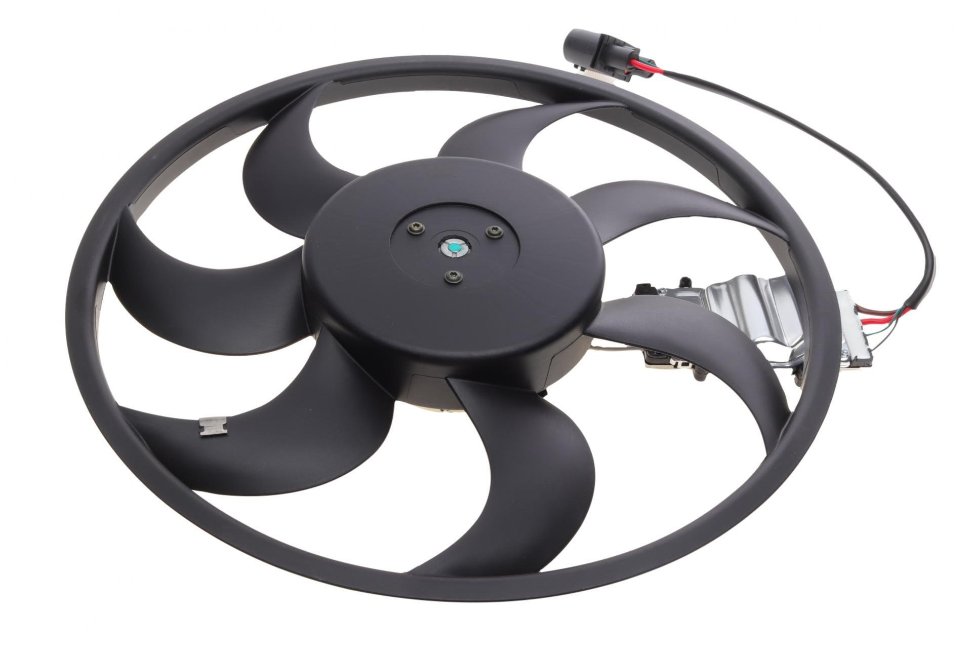 Вентилятор радиатора электрический Audi Q7 3,0-3,6 06-15/VW Touareg 2,5-3,2 02-10 (47588)