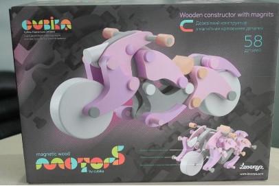 Конструктор деревянный Cubika 11629 Мотоцикл Girl-чоппер LM-1 на магнитах (1800301701) - фото 2 Конструктор деревянный Cubika 11629 Мотоцикл Girl-чоппер LM-1 на магнитах (1800301701) - фото 2