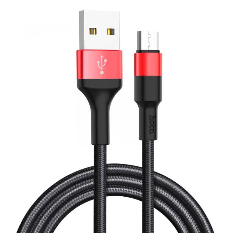 Кабель Uoco X26 Xpress MicroUSB 1 м Black/Red (61015-0616)