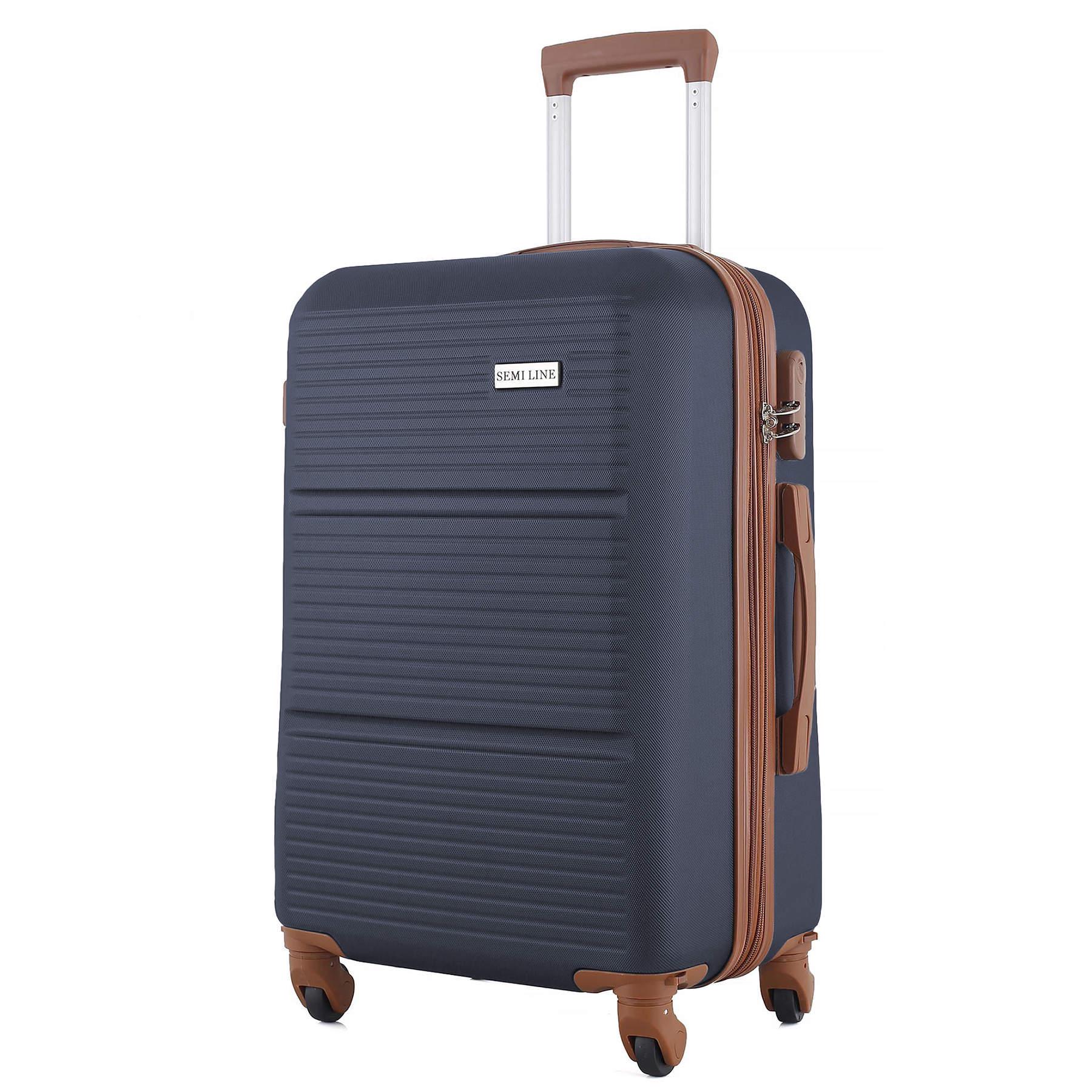 Чемодан Semi Line 24" M Navy (T5642-2)