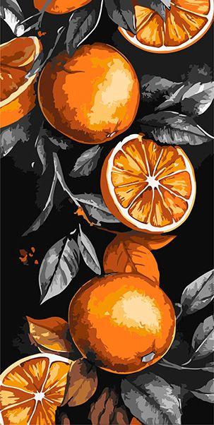 Картина по номерам Ideyka Сицилийские апельсины 40х80 см (2847123863)