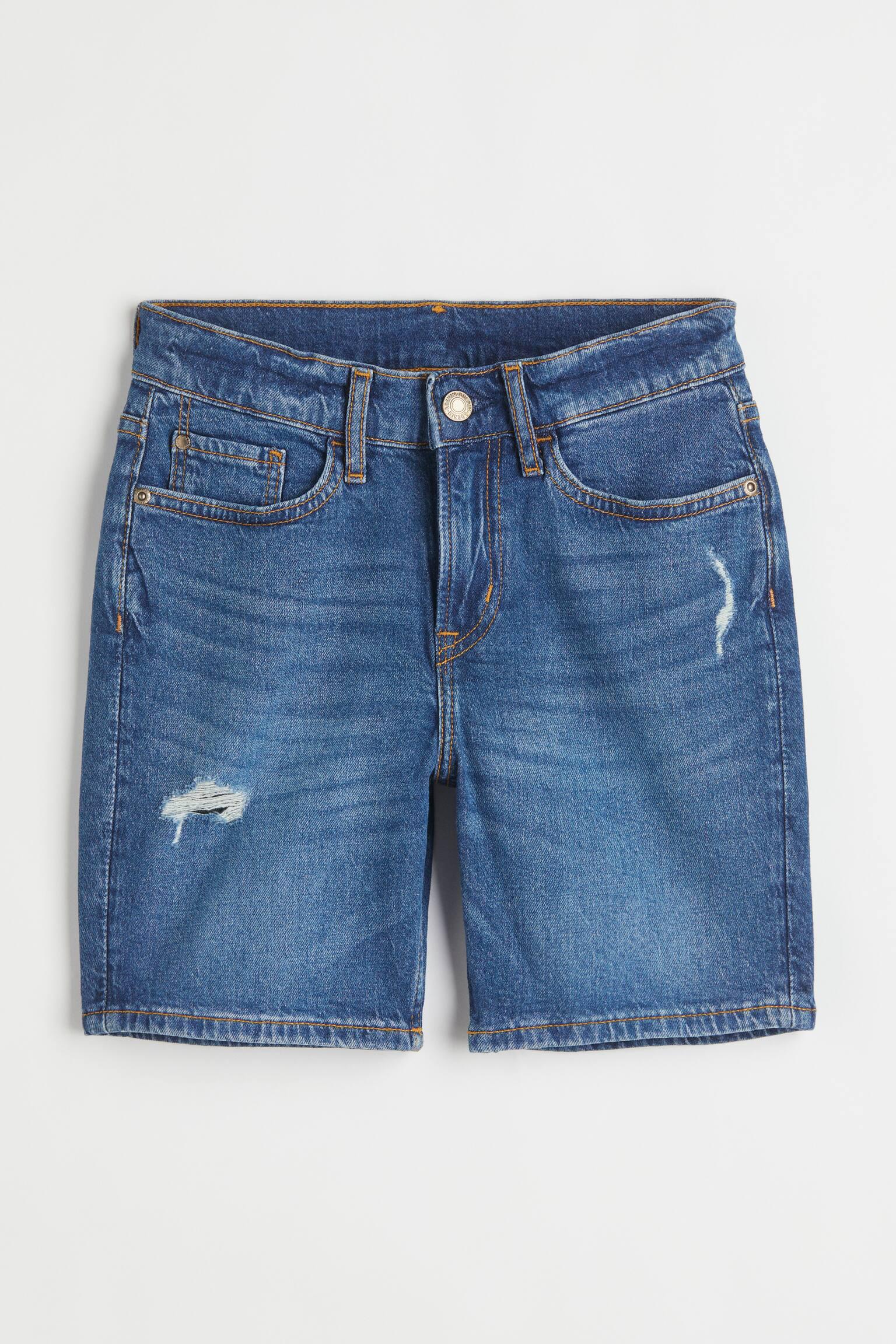 Шорты для мальчика H&amp;M джинсовые 152 см Синий (1073286002)