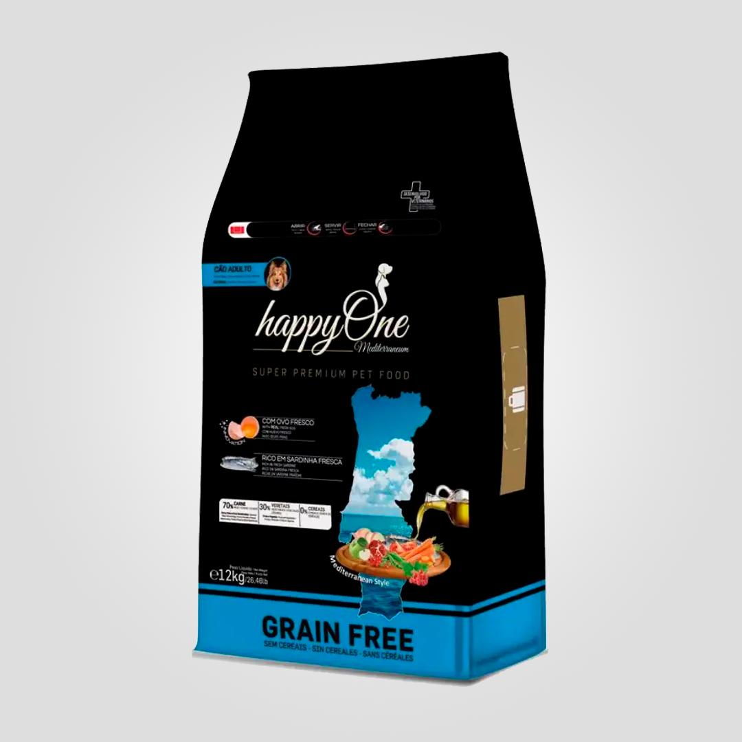 Корм сухой беззерновой HappyOne Mediterraneum Dog Fresh Sardine для взрослых собак с сардиной 12 кг (2091163144) - фото 1 Корм сухой беззерновой HappyOne Mediterraneum Dog Fresh Sardine для взрослых собак с сардиной 12 кг (2091163144) - фото 1