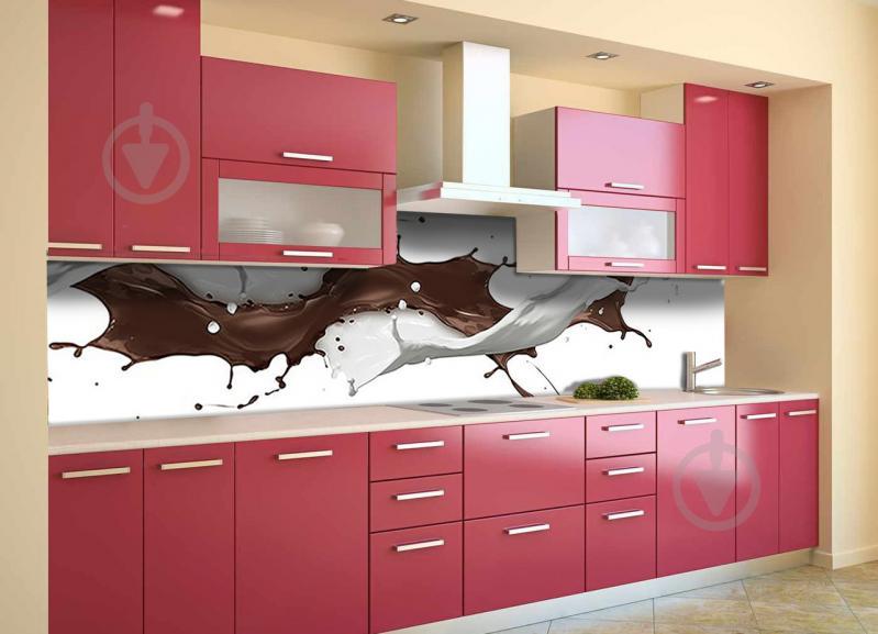 Скинали на кухню Zatarga «Кофейные брызги» 650х2500 мм виниловая 3Д наклейка кухонный фартук самоклеящаяся Z180607/1 Скинали на кухню Zatarga «Кофейные брызги» 650х2500 мм виниловая 3Д наклейка кухонный фартук самоклеящаяся Z180607/1