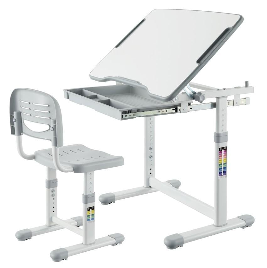 Парта-трансформер зі стільцем SECTOR Афіна Grey (27216921) - фото 6 Парта-трансформер зі стільцем SECTOR Афіна Grey (27216921) - фото 6