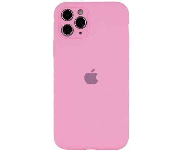 Чохол накладка Silicone Case Full Camera with Frame для Apple iPhone 13 Pro Max 06.Light pink