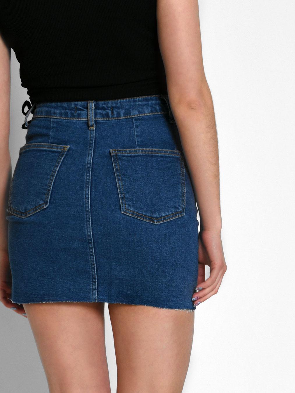 Спідниця ZDN -32152-2 р. 26 Синій (2000002469407) - фото 4