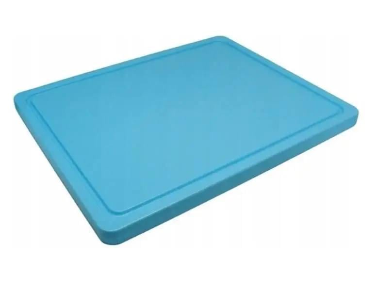 Дошка кухонна 32x26x1.8 см HDPE Блакитний (201079) Дошка кухонна 32x26x1.8 см HDPE Блакитний (201079)