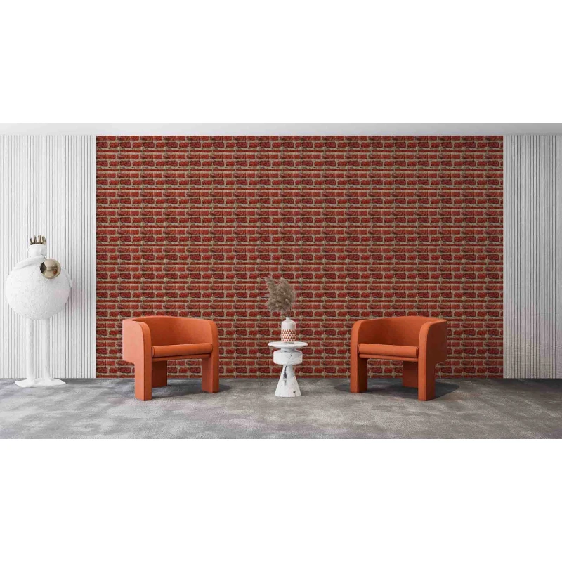 3D-панель декоративна самоклеюча цегла 700x770x4 мм Вогняний (BPN4-070) - фото 3 3D-панель декоративна самоклеюча цегла 700x770x4 мм Вогняний (BPN4-070) - фото 3