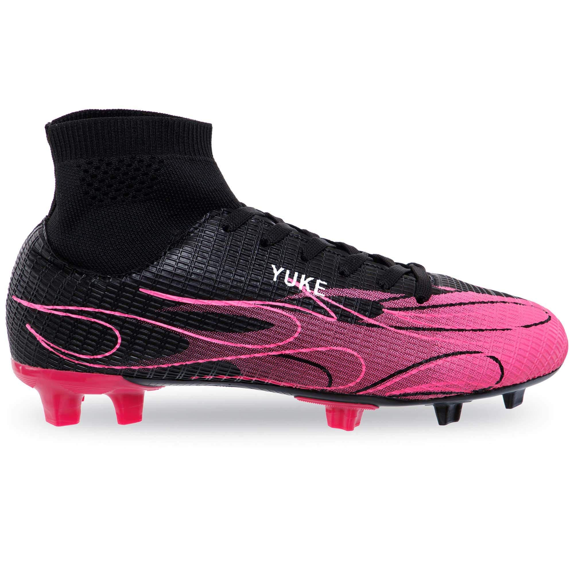Бутсы футбольные YUKE 2607-39-44 р. 40 Черный/Сливовый (DR011944)