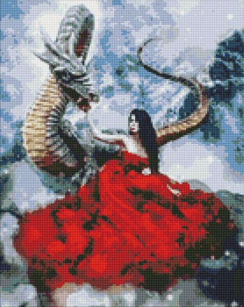 Алмазная мозаика Идейка Мистическая встреча 40x50 см (Id-AMO7252)