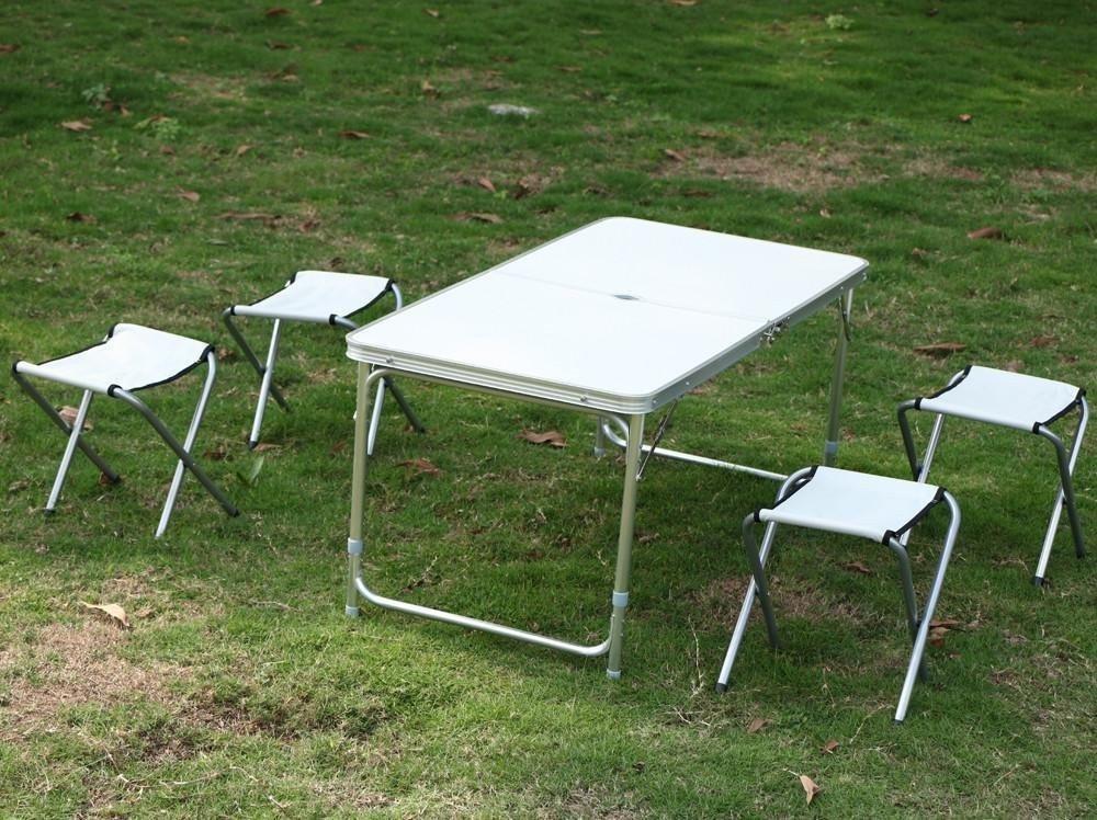 Стіл розкладний Picnic Table для пікніка та 4 стільці 120х60х75 см (18374) - фото 5