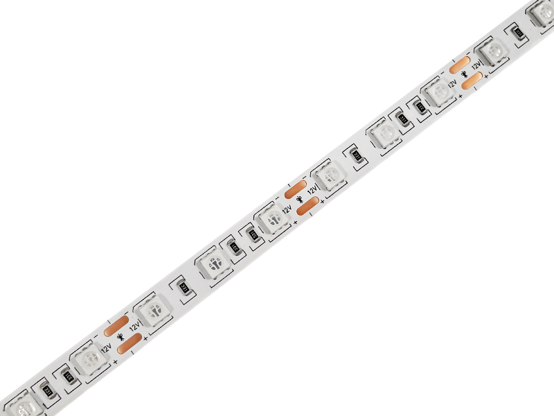 Світлодіодна стрічка MTK 5050 60 LED 10 мм 12 В IP20 Червоний (7553) - фото 4
