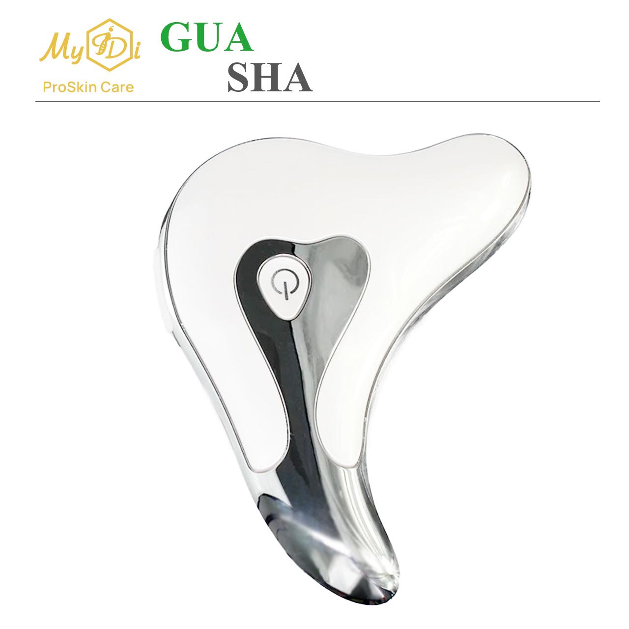 Ліфтинг-масажер мікротоковий для омолодження обличчя і тіла MyIDi Vibro Massager Gua Sha (A00014) - фото 2