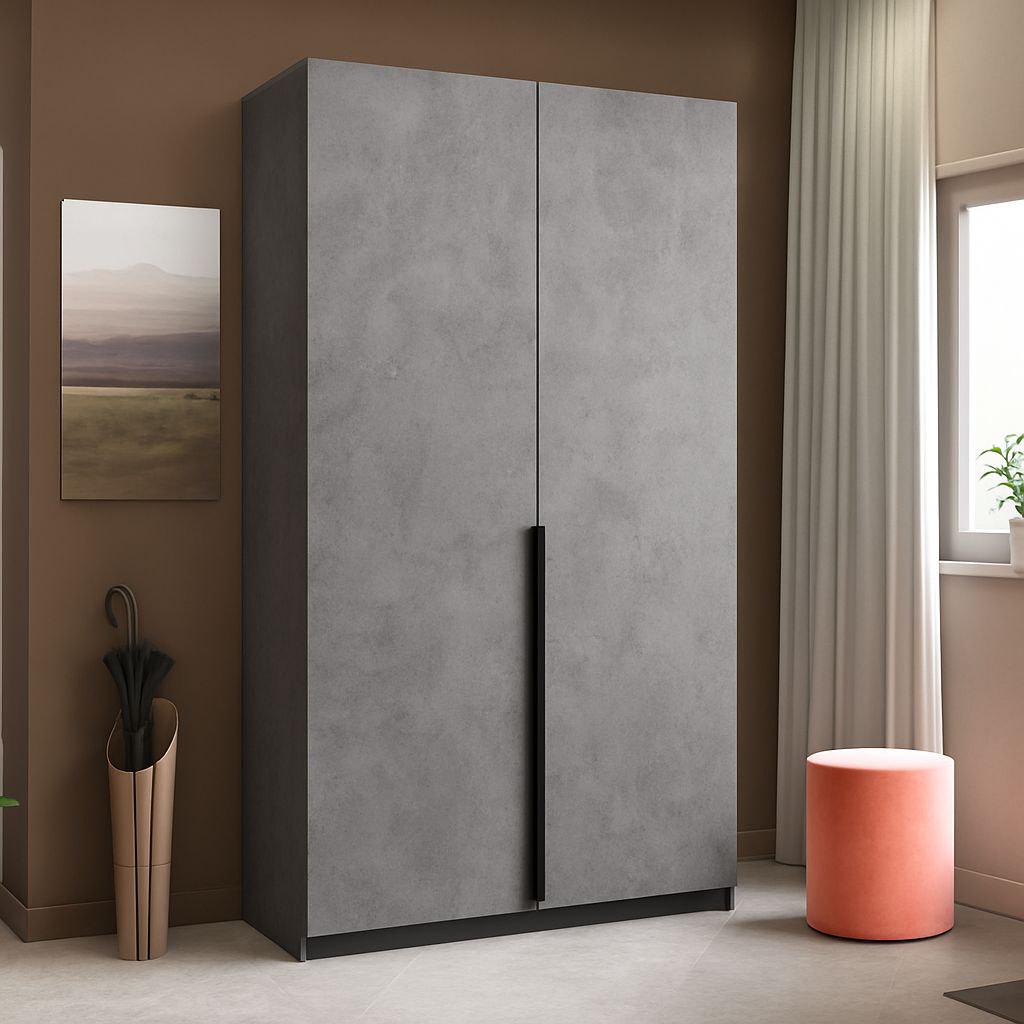 Шкаф Мириам Престиж 800x2200x540 мм Бетон (20290) Шкаф Мириам Престиж 800x2200x540 мм Бетон (20290)