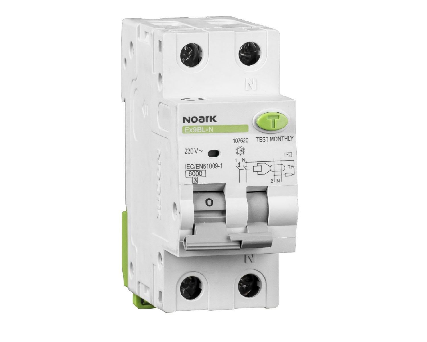 Дифференциальный автомат NOARK Ex9BL-N 1P+N 25A 30mA 6kA C (00000017190) Дифференциальный автомат NOARK Ex9BL-N 1P+N 25A 30mA 6kA C (00000017190)