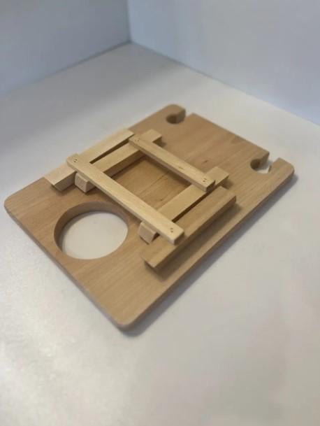 Столик пивной дуб/бук 34х25х17 см (025ст) - фото 3 Столик пивной дуб/бук 34х25х17 см (025ст) - фото 3