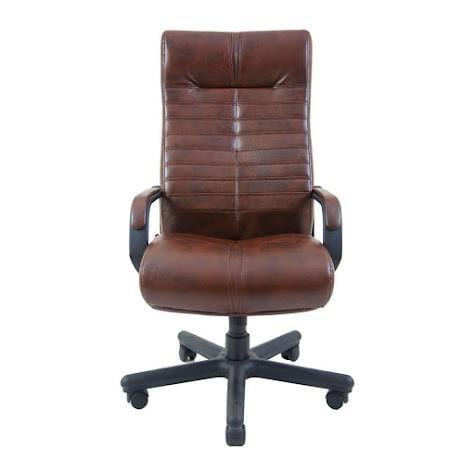 Кресло офисное компьютерное Orion VIP Rich M3 MultiBlock натуральная кожа Lux Коричневый