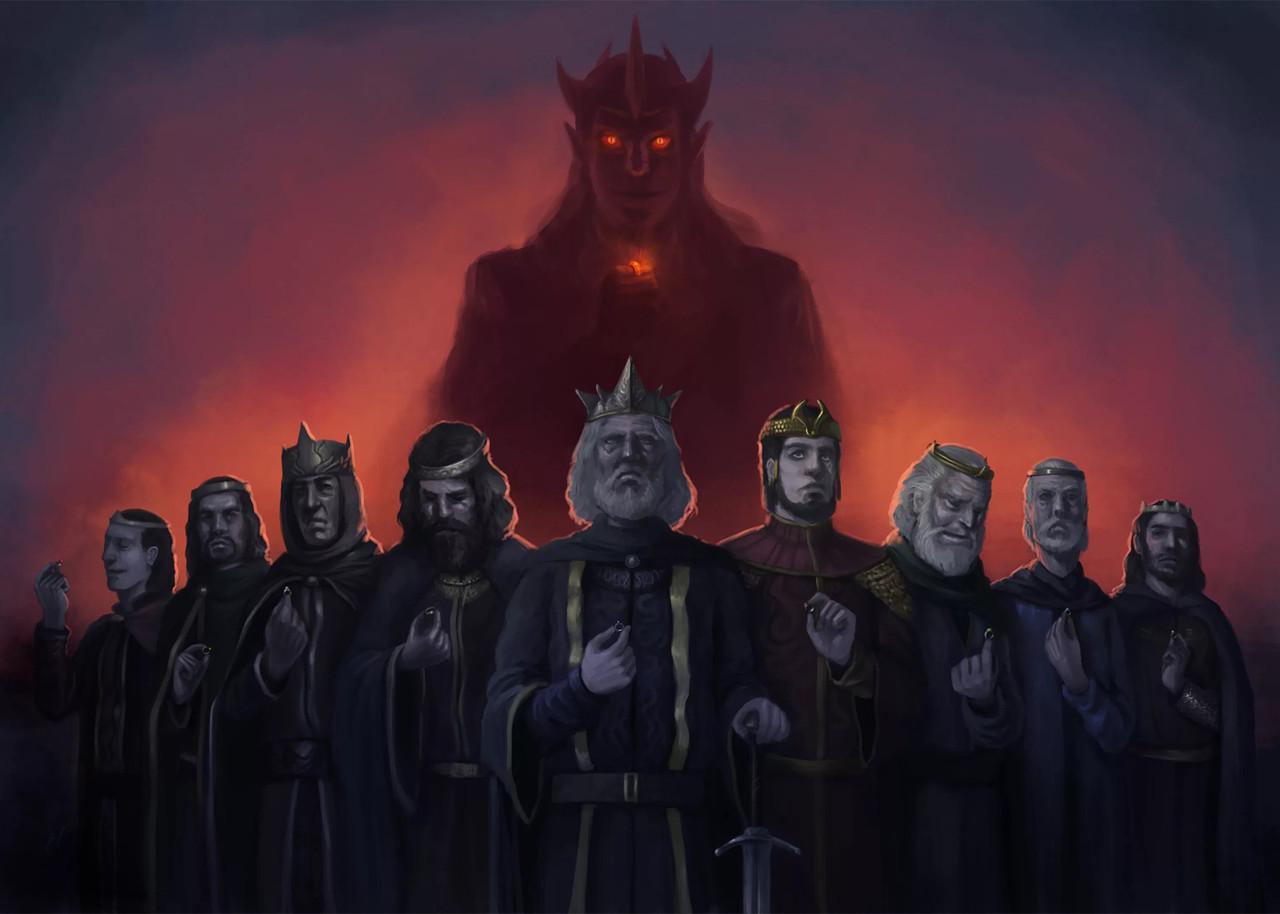 Картина постер Gee! The Lord of the Rings Властелин колец короли 60х40 см LR 09.189