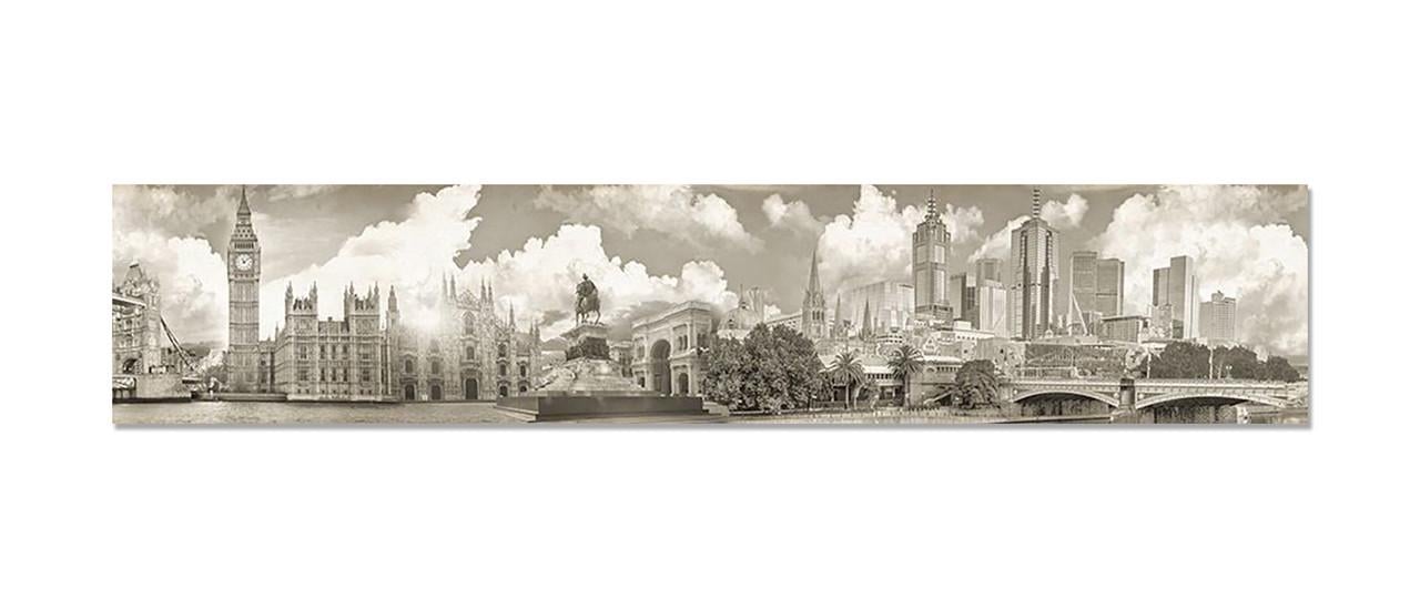 Наклейка виниловая на кухню Zatarga Лондон в облаках 600х3000 мм (1289776725) Наклейка виниловая на кухню Zatarga Лондон в облаках 600х3000 мм (1289776725)