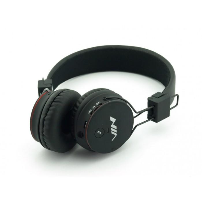 Наушники беспроводные NIA-X2 радио с MP3-плеером Черный