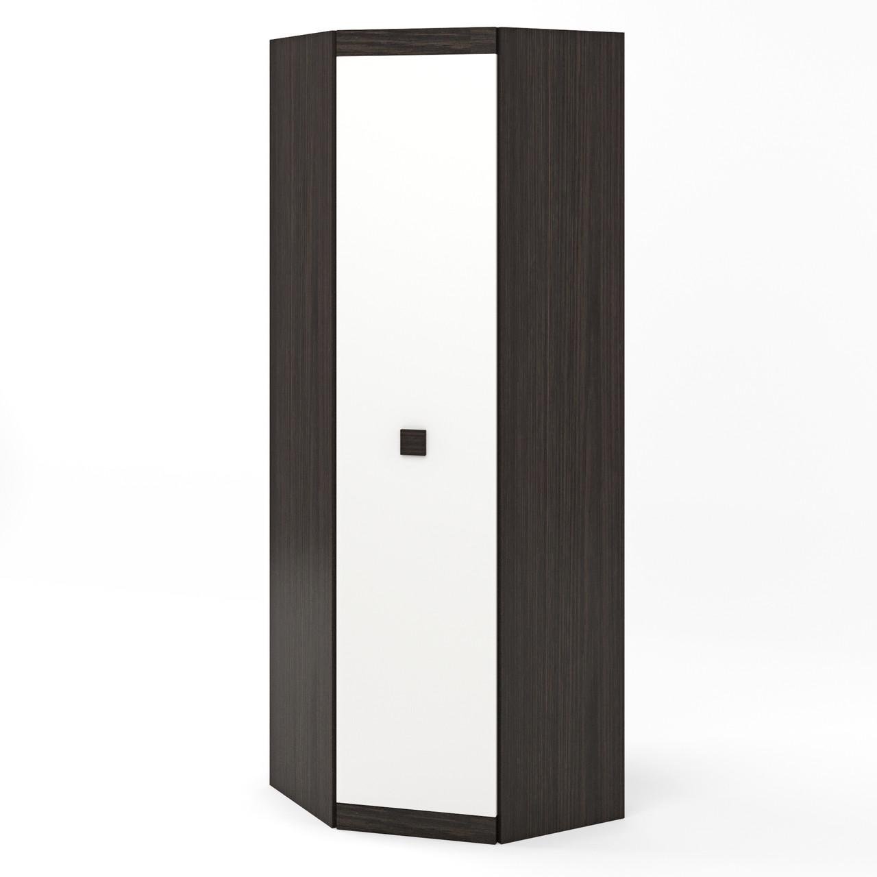 Шафа кутова Еверест Соната-700 Венге темний/Білий (DTM-2316) Шафа кутова Еверест Соната-700 Венге темний/Білий (DTM-2316)