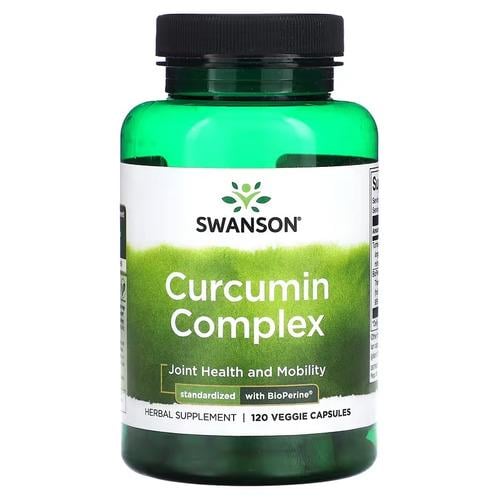 Куркумин и куркумин Swanson Curcumin Complex Standardized with BioPerine 120 капс. (SWH284)
