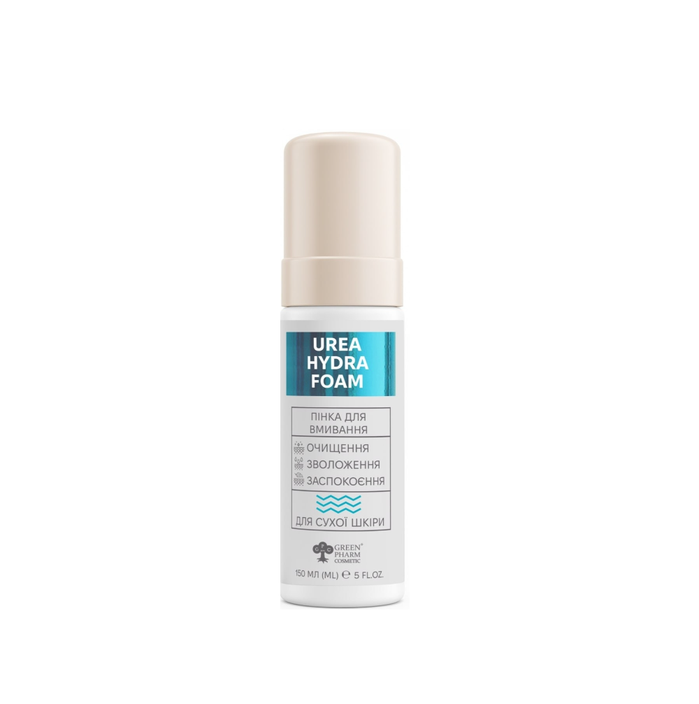 Пінка для сухої шкіри Green Pharm Cosmetic Urea Hydra Foam 150 мл