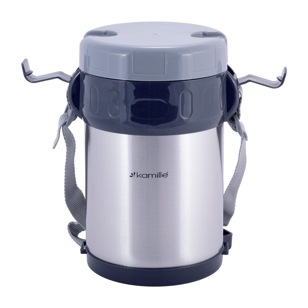 Термос пищевой Kamille 2000 мл из нержавеющей стали KM-2120