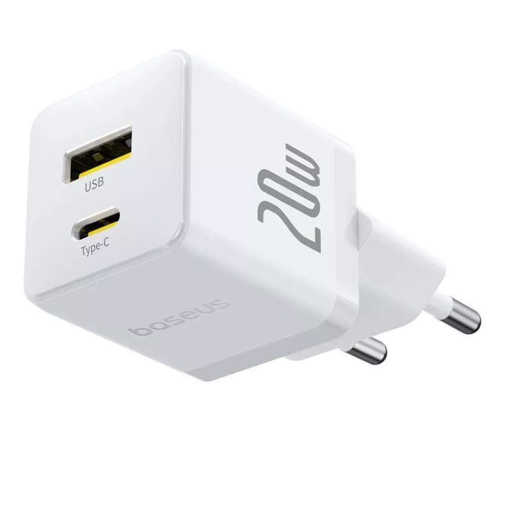 Зарядний пристрій BASEUS Palm Fast Charger Type-C 60W 1 м White - фото 9
