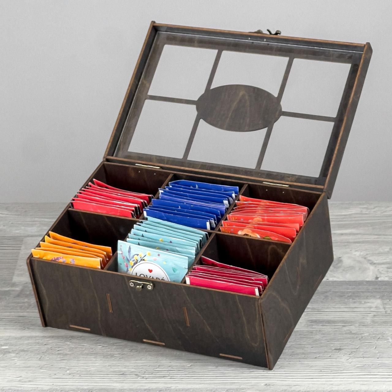 Органайзер для пакетиків чаю 222x150x96 мм (3851) - фото 2 Органайзер для пакетиків чаю 222x150x96 мм (3851) - фото 2