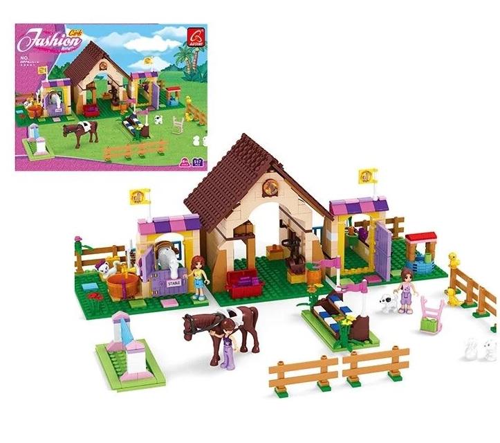 Конструктор Ausini Конный клуб 517 детали Multicolor (124781) - фото 2 Конструктор Ausini Конный клуб 517 детали Multicolor (124781) - фото 2